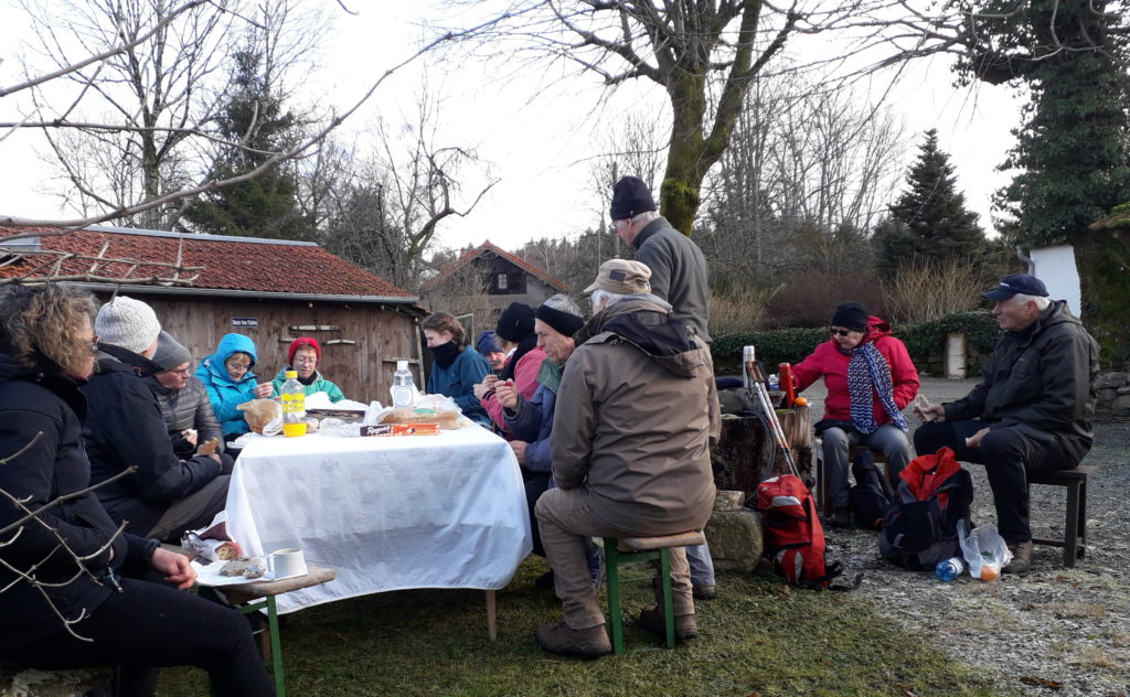 Pause repas toujours très conviviale