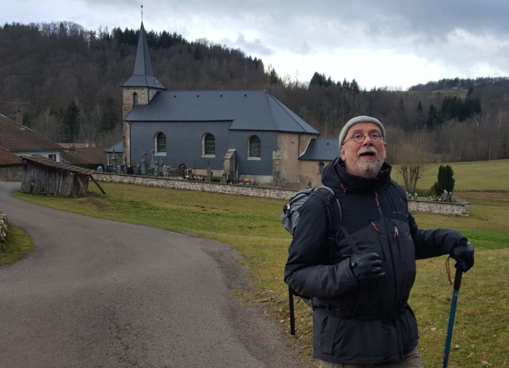 Bruno, notre guide de retour à Beulotte Saint-Laurent