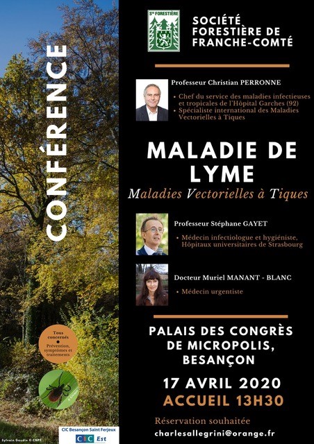 Lire la suite à propos de l’article Conférence sur la maladie de Lyme