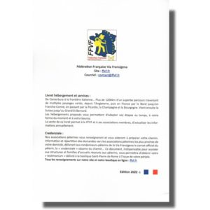 Livret Hébergements et Services – Via Francigena