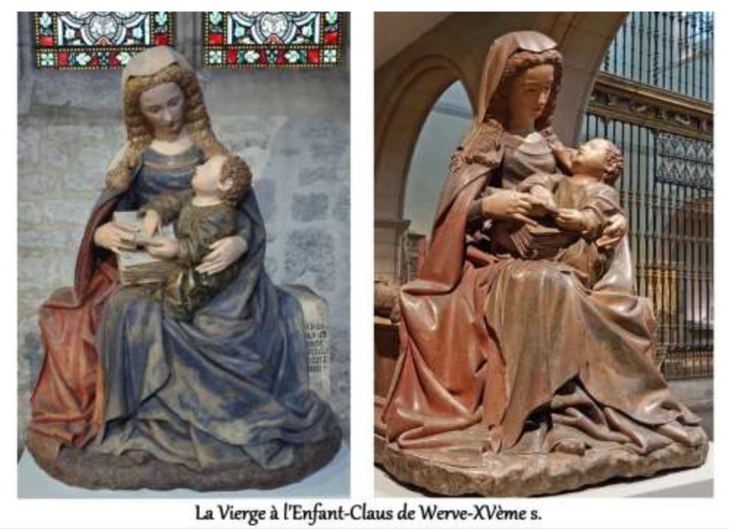 La Vierge à l'enfant de Claus de Werve XYème s.