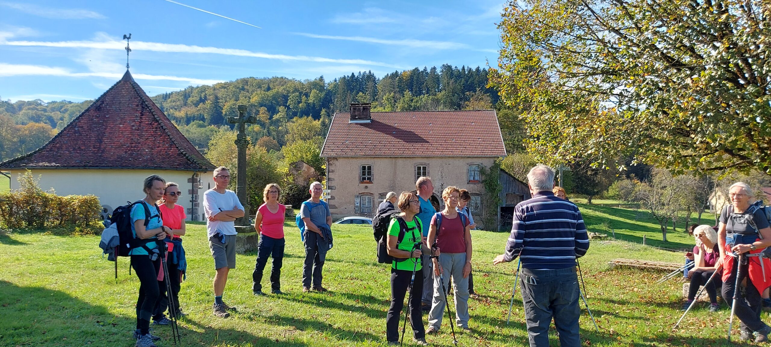 Lire la suite à propos de l’article Sur les pas de Colomban, de Faucogney à Annegray – octobre 2022