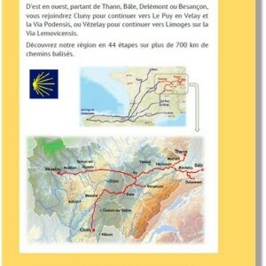 Le chemin de Saint-Jacques de Compostelle en Franche-Comté et en Bourgogne