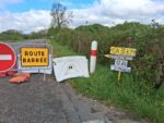 Déviation du chemin sur l’étape …