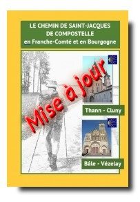 Mise à jour du guide 2020 "le chemin de Saint-Jacques de Compostelle en Franche-Comté et en Bourgogne"